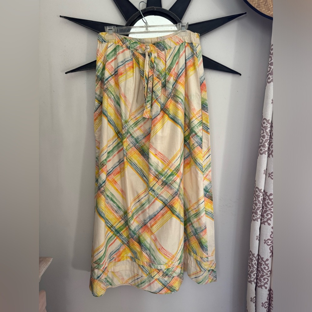 Vintage linen skirt - Picture 2 of 6